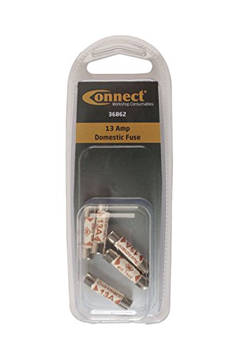 Connect Workshop Consumables 36862 - Fusibili Per Uso Domestico, 13 Amp, Confezione Da 5