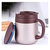 tumblr quotes sad  Tumblre Tasse à café Double Couvercle Anti-Chute sous Vide en Acier Inoxydable 304 Doublure Couple Tasse à Eau Isolation Thermique Anti-brûlure (Rose)