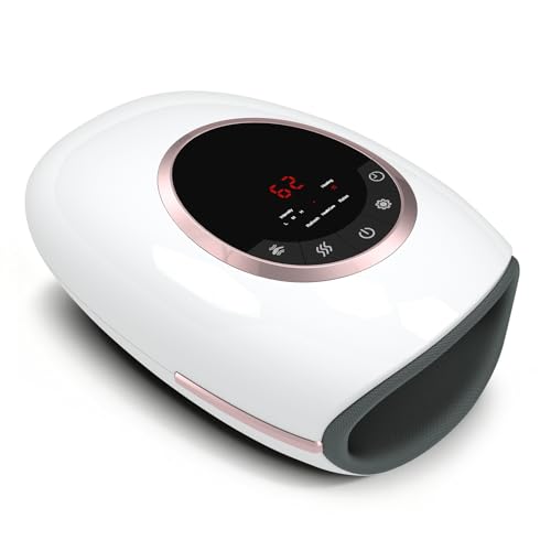 Foruisin Hand Massager with Heat and Compression, 3 Strength Levels