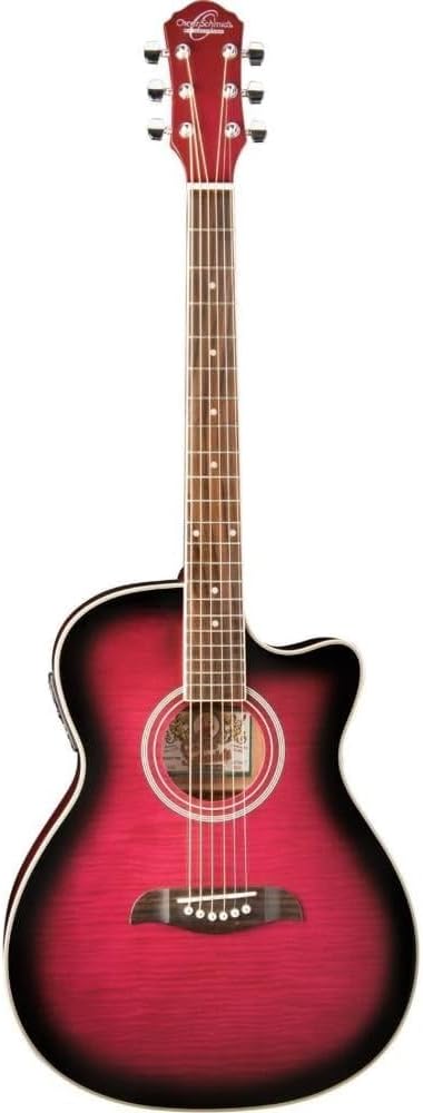 Oscar Schmidt Acoustic Electric Guitar (OACEFTPB-A)