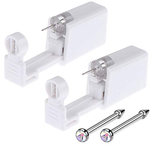 Beautylu 2 Pack Self Nose Piercing Kit | Simple & Safe Nose Piercing Gun