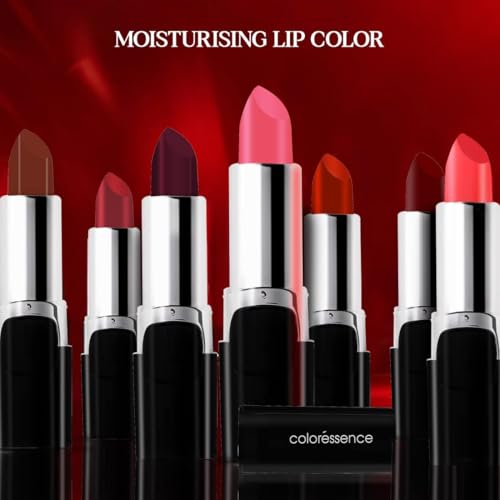Image of Coloressence Moisturising Lip Color With Basil and Coriander Extracts, Satin Finish Lipstick - Rose Wood