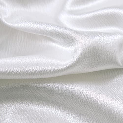 GLORY RUGS Window Panel with Attached Valance Curtain Bedroom Living Room Dining 42"X84" White by GLORY RUGS - Image 7