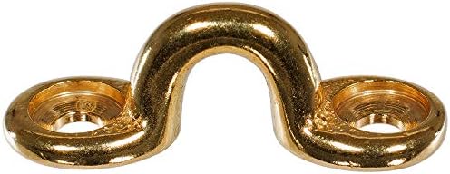 Paracord Planet 1 1/16 Inch Brass Footman Loop – 3/8 Inch Hole – Pack Sizes of 2, 5, 10, and 20 image 4