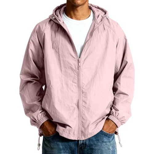 Blouson homme polyvalent coupe slim style décontracté noir