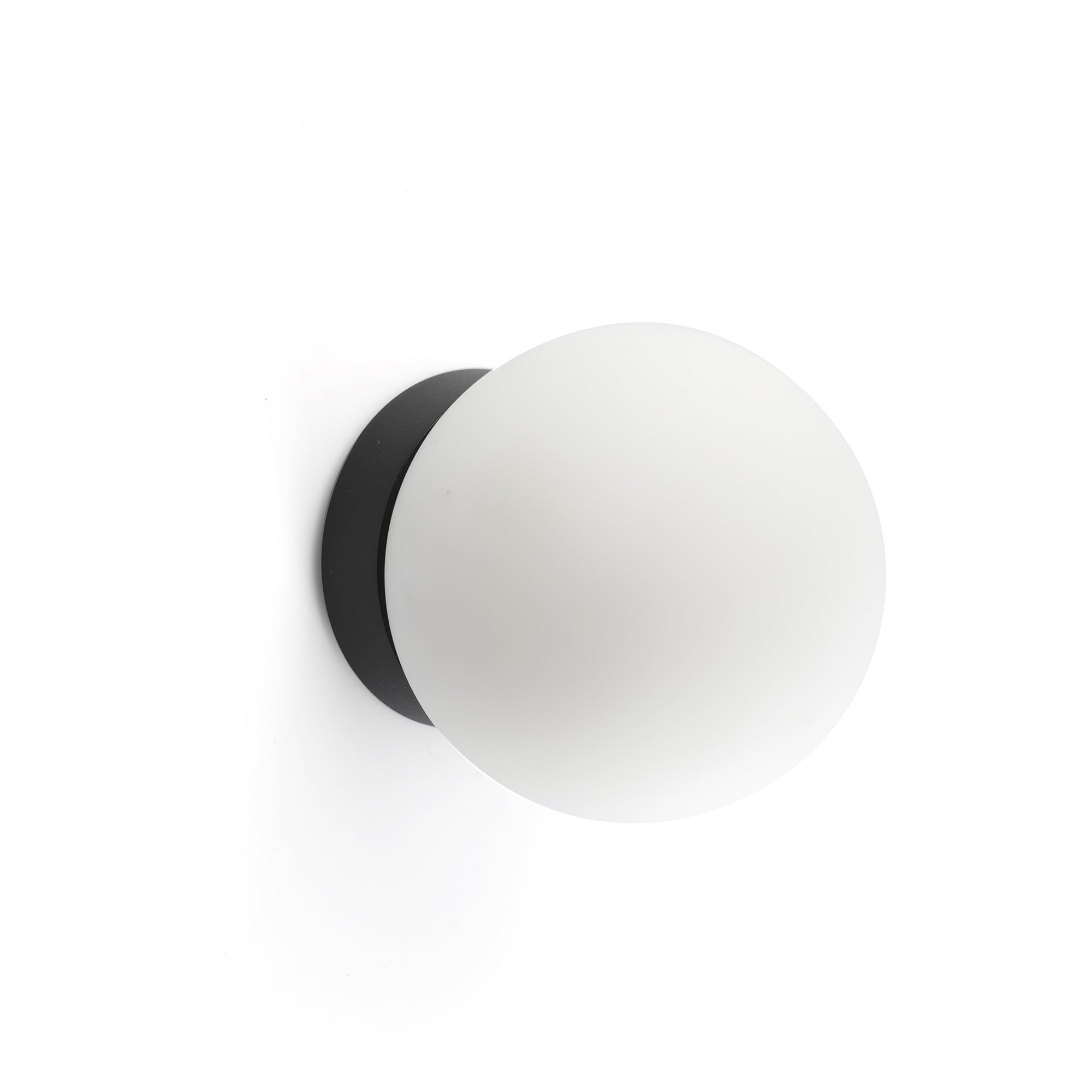 Faro PING - Aplique de baño (3000 K, IP44), color negro mate