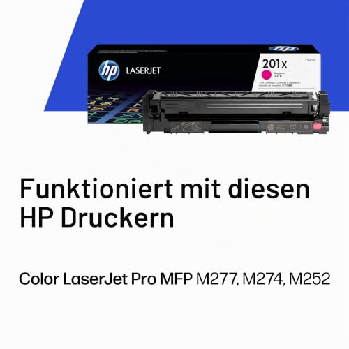 HP CF403X Tintenstrahldrucker, Rot, XL – Ansicht 3