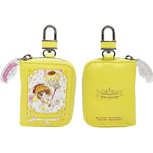 カードキャプターさくら×サンリオキャラクターズ チャーム付きキーケース 約9cm (イエロー)