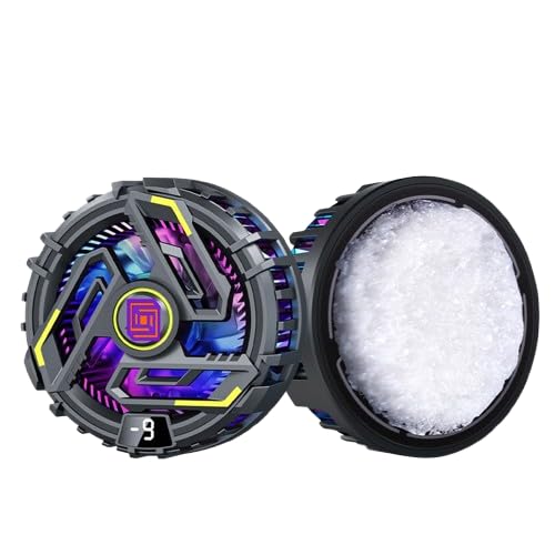 Cubonic JD16 Mobile Phone Cooling Fan Magnetic/Metal Adhesive Plate Compatible for iOS/Android Phones, Fit for Mobile Gaming, Video Streaming (Without Universal Clip)-image-10