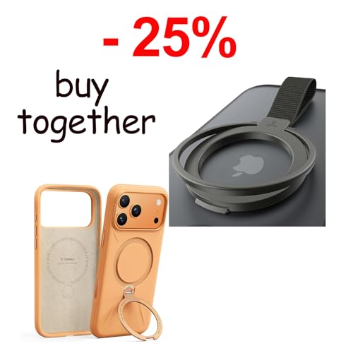 TORRAS Magnetic Stand Case & Magnetic Phone Grip Ring Holder Kickstand