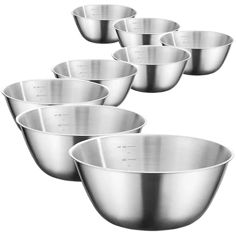 WANBY 304 Stainless Steel Bowls Set Cover
