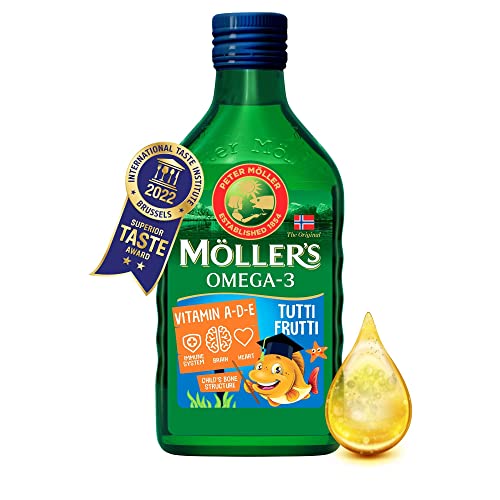 Moller’s ® | Aceite de hígado de bacalao | Complemento dietético con omega-3 EPA, DHA y...