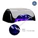 Lampara UV Led Secador Uñas con Temporizador Gel de Uñas Esmalte Semipermanente...