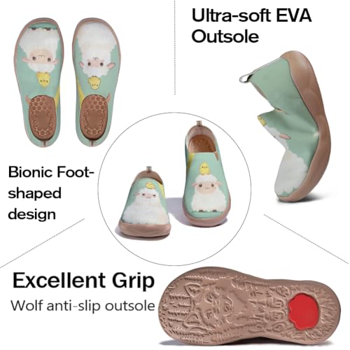 Women's Niche Design Temperament Travel Shoes Art Knitted Comfortable Lightweight Sports Shoes Cute Series4