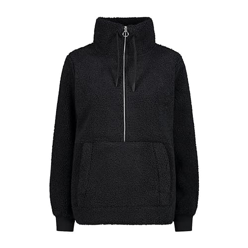 CMP, Sweat, 32P3806, Basic Black, D36, Woman