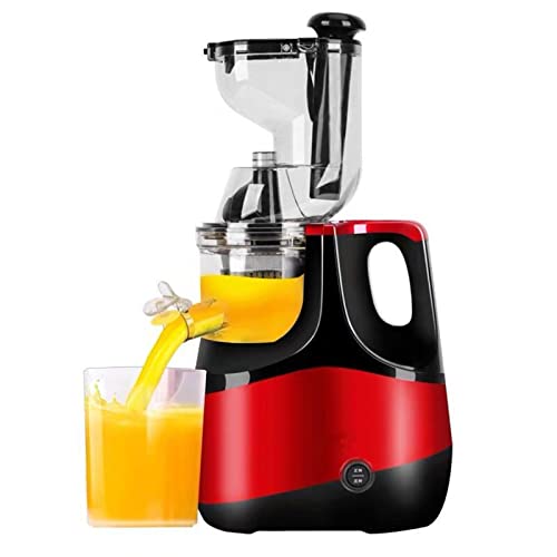 MIIKHI Wide Chute Slow Masticating Juicer Extractor Citrus Juicer Cold Press Juicer Machine with Quiet Motor & Reverse Function for High Nutrient Vegetable and Fruit Juice Fountain, BPA F