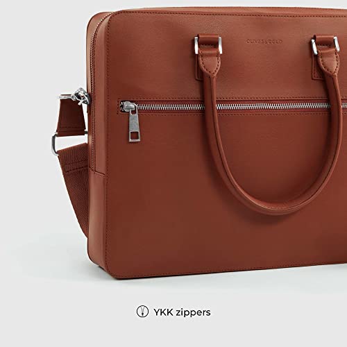 Image of OLIVES & GOLD 14 inch ROYE Laptop Bag For Men and Women | Detachable and Adjustable Shoulder Strap | Travel Friendly | Lightweight