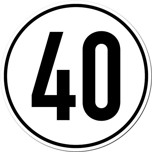 Aufkleber 40 km h 2024 - Ikauder