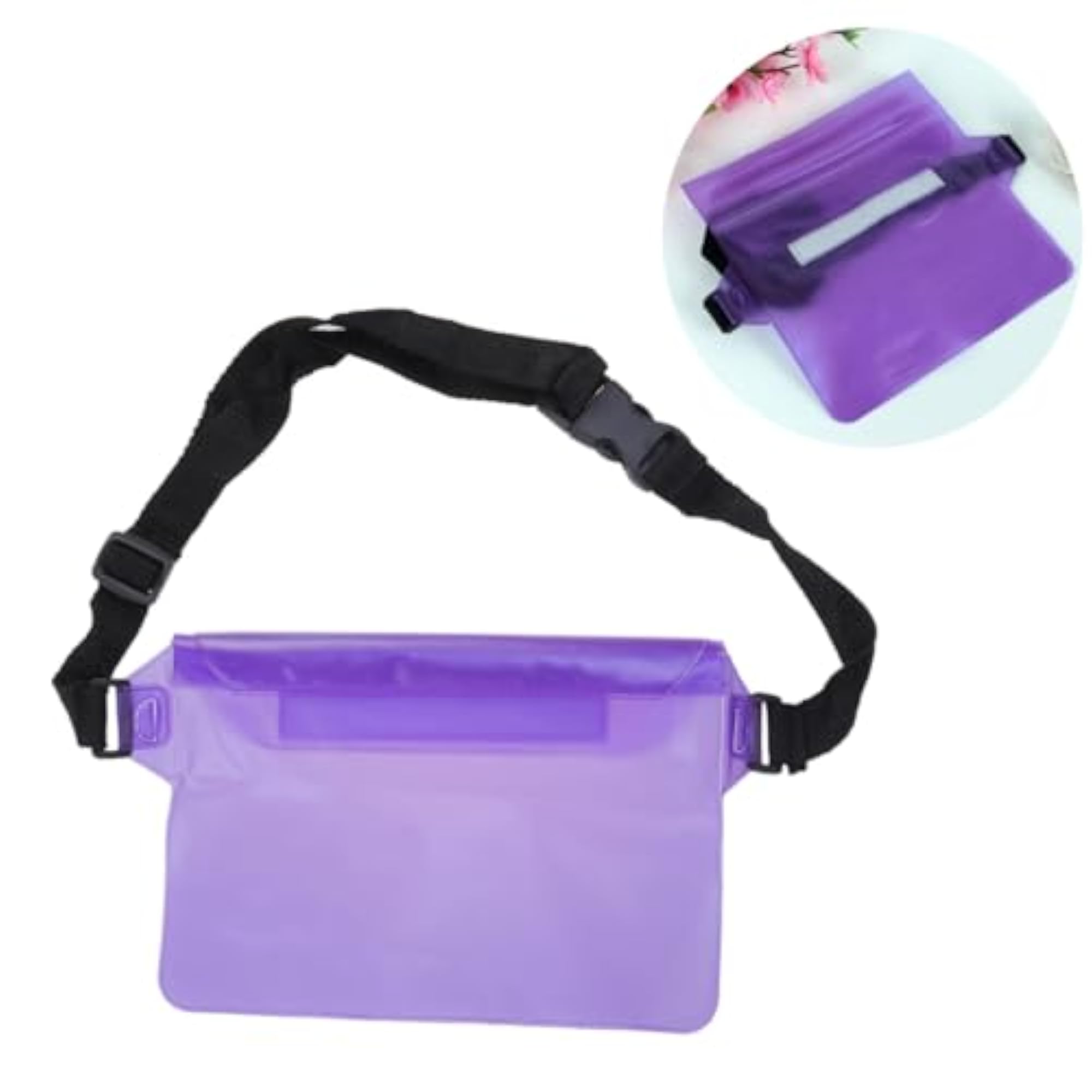 Super Lightweight PVC Case Waist Bag for Beach Activities