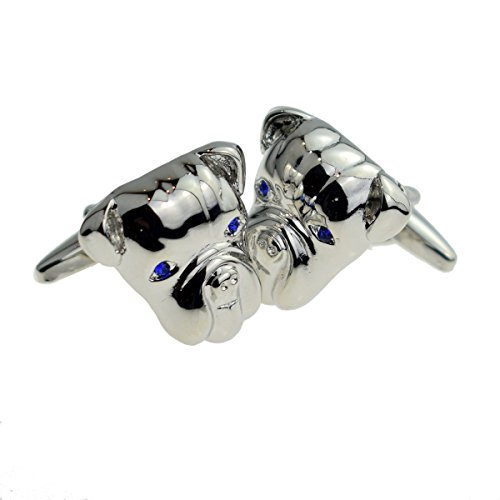Mancuernillas Bulldog Head para Hombre miniatura 1