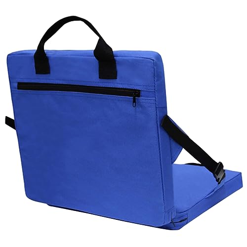 Totority Thick Wide Outdoor Seat Pad Oxford Fabric Inflatable Pillow for Folding Chairs for Stadium Beach and Outdoor Activities