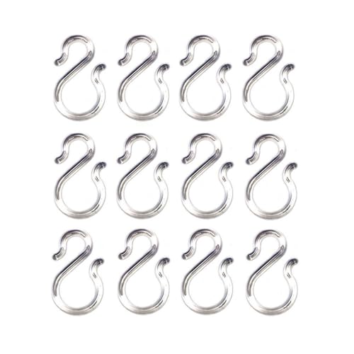 ZIOJOVK 12 PCS 1.7Inch Clear Plastic Punch Bowl Cup S Hooks