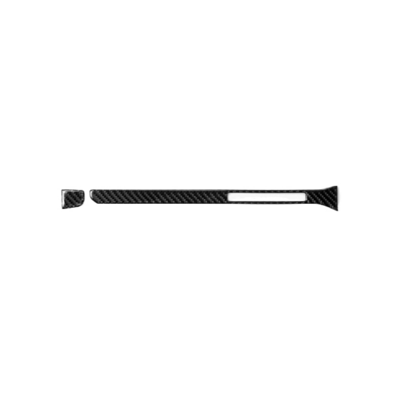 VNHLOTVJL Car Auto Center Console Front Passenger Instrument Trim Sticker Interior Accessories Compatible for Mustang GT 2024 Carbon Fiber(LHD)