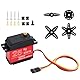 Digital Metal Servomotor Binghe 25KG Servo Motor Digitaler Servomotor RC Servo 180°für RC Flugzeug Hubschrauber/RC Boot/Arrma/Roboter Kompatibel mit Arduino