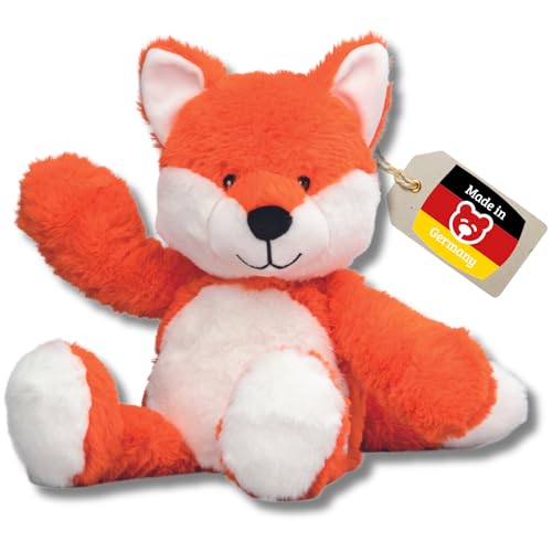 Peluche chauffante renard 25 cm grand format, cadeau bien-être idéal