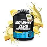 BioTechUSA Iso Whey Zero | Premium Whey Protein Isolate | Grass-Fed | Enzyme-Free | Sugar- and Gluten-free, 2.27 kg, Cheesecake Au Citron