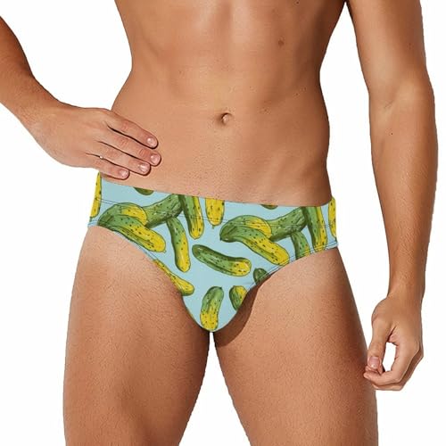 Pickles Novelty Men's Brief Swimwear Pants Swimming Trunks Beach Shorts Underwear