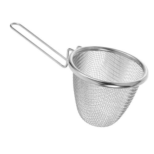 Alipis Colador De Acero Inoxidable Malla Colador De Malla Drenar Cedazo Colar Bien Tamizar Filtrar Drenaje Filtrar Filtro De Alimentos Pasta Cesta De Pasta Casera Acero Inoxidable Plata