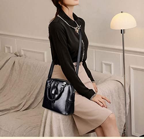 Borsa A Spalla Donna AINUOEY - 2 Pezzi Con Portafoglio, PU Pelle, Tracolla Antifurto, Elegante