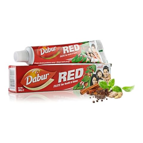 Dabur Red Herbal Toothpaste with Ayurvedic Herbs Cover