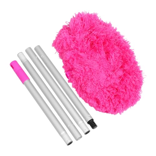 ULTECHNOVO Limpiador de para Ventiladores de Techo con Mango Desmontable de Plumero Reutilizable de Microfibra para Muebles Estantes Paredes y Ventanas Eficaz de Polvo sin Desmontaje