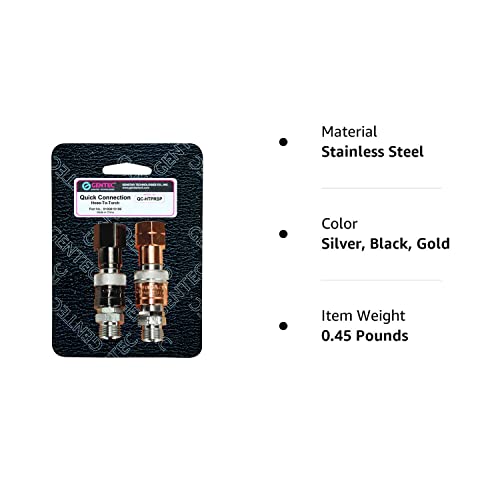 Gentec Gw 33-Qc-Htprsp Hose-To-Torch Quick Connector Set, Pop Pack #TOP1