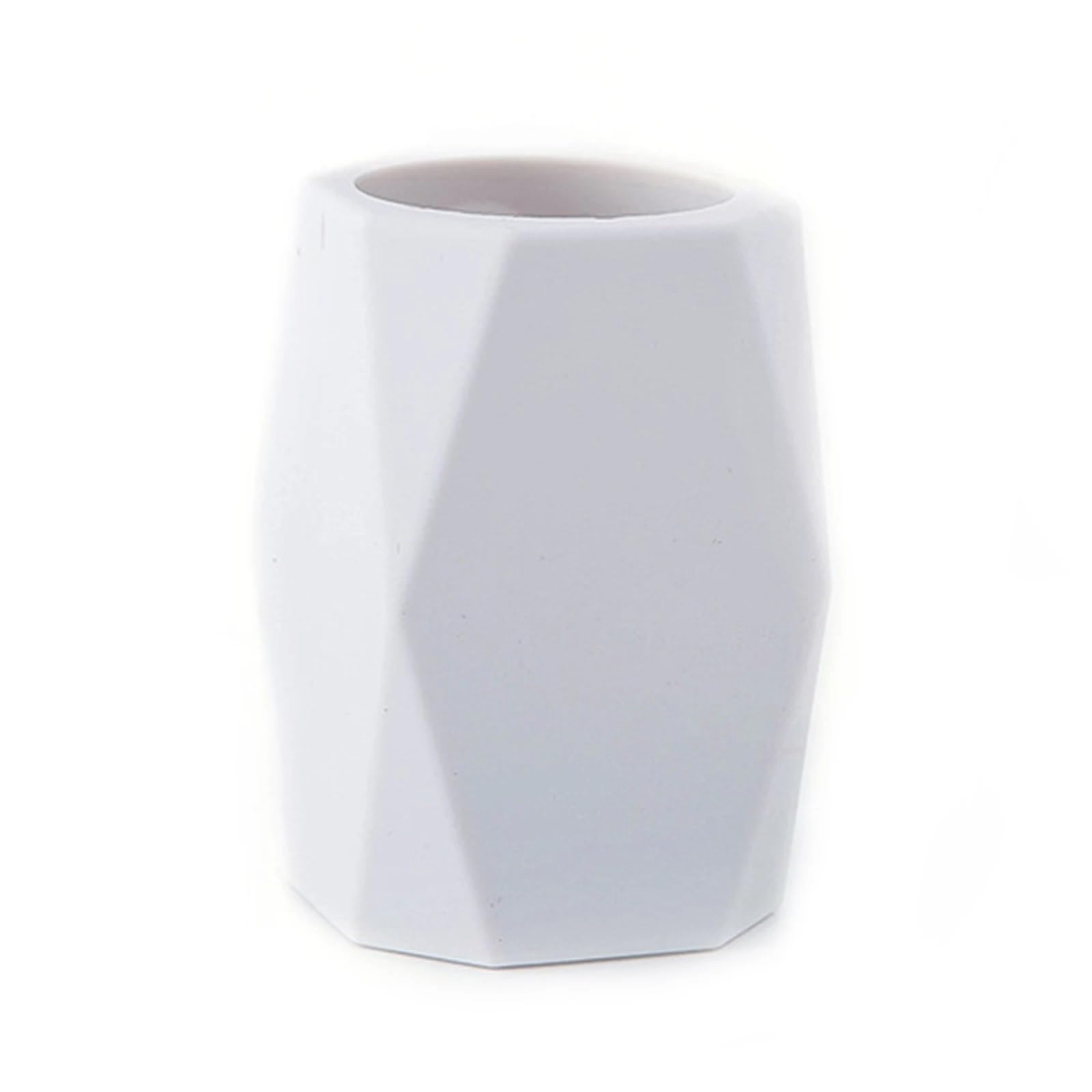 Portapenne Da Scrivania Pen Pencil Holder Storage Box Multifunctional Simple Pen Holder Desktop Office Organizador Escritorio Desk Organizer(White Geometry)
