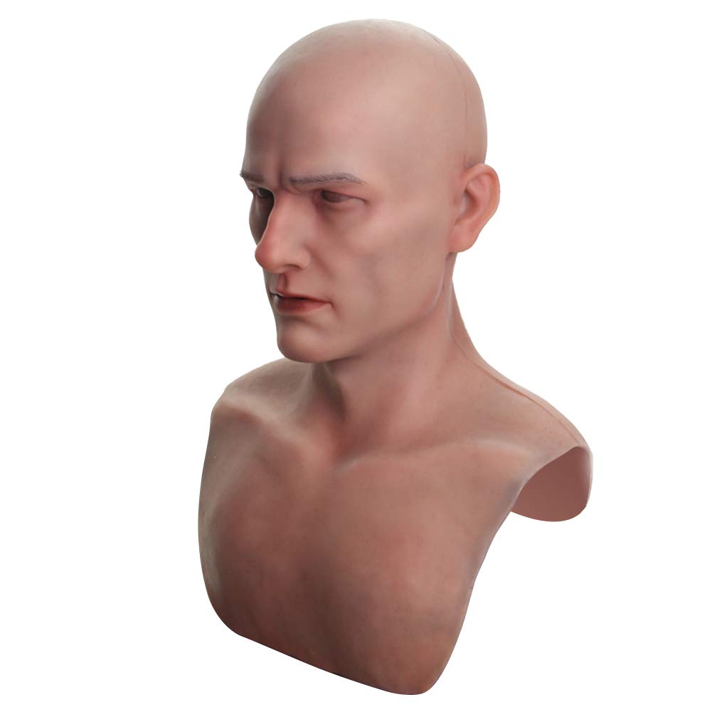 U-CHARMMORE Silicone Crossdresser Mask for Transvestite Halloween