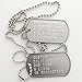 25 Shiny Stainless Steel Military spec Dog Tags - BLANK