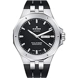 Bei der Uhr Edox Delfin Day/Date Automatik 88005 3CA NIN handelt es sich um eine in der Schweiz gefertigte Herrenuhr mit der Referenznummer 88005-3CA-NIN. Produziert von dem bekannten Luxusuhren Hersteller EDOX