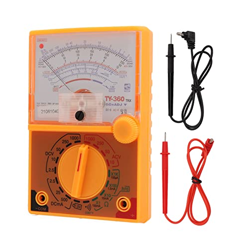 WGFOIP Analog Multimeter, High Definition Scale Multiple Measuring Ranges Pointer Multimeter for Electrician