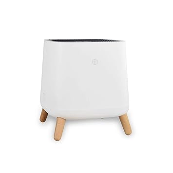 Smart Air Sqair Air Purifier for Home, Bedroom & Office| Removes PM2.5, dust, bacteria, viruses | Extra Thick HEPA with filter life over 700 hours | Coverage area up to 430 sq. ft | White