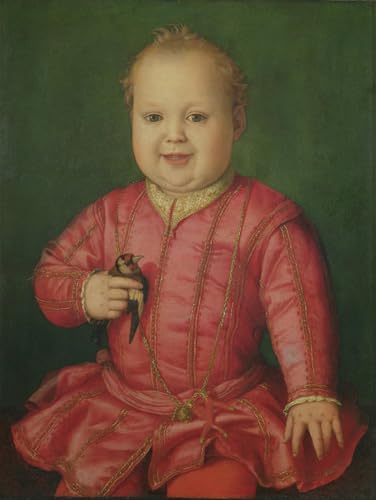 Affiche de bureau portrait De Médicis enfant Bronzino imprimé sur toile
