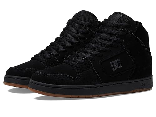 DC Men's Manteca 4 Hi High Top Casual Skate Shoe Sneaker, Black/Black/Gum, 11.5