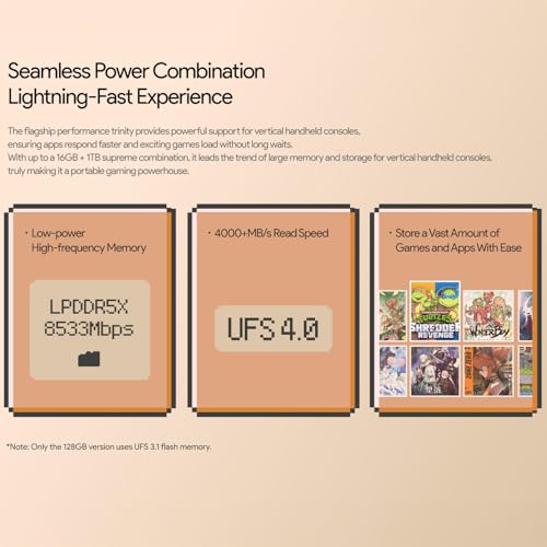 Image of AYANEO Pocket DMG: Handheld Gaming Console with 3.92 inch OLED Display, 16GB RAM, 512GB Storage, Wi-Fi 6, Bluetooth 5.3, Snapdragon G3x Gen 2, Android 13, 6000mAh Battery