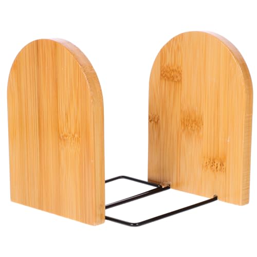 SHINEOFI for Shelves Decorative 2 Pack Book Holder Metal Decorative Study Accessory