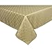Bardwil Reflections Spill Proof  52" X 52" Square Tablecloth, Khaki