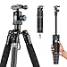 Sirui Compact Traveler 5C Tripod 54.3 inches Lightweight Carbon Fiber Travel Tripod for Camera with 360° Panorama Ball Head for Arca Swiss Quick Release Plate, Max Load 8.8lbs