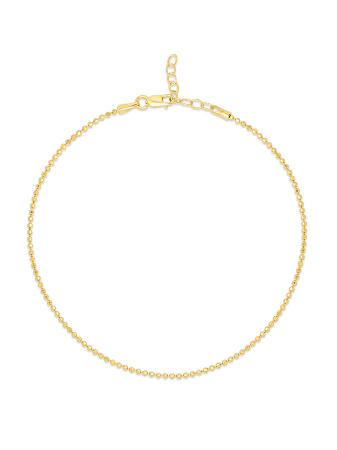 zavya 925 Sterling Silver Modest Chain Gold Plating Chain ANklet (Single) | Gift for Women & Girls | With Certificate of Authenticity & 925 Stamp-picture-11