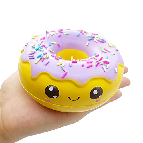 ASMFUOY Regenbogen Donut Slowing Quetschies Spielzeug Cover